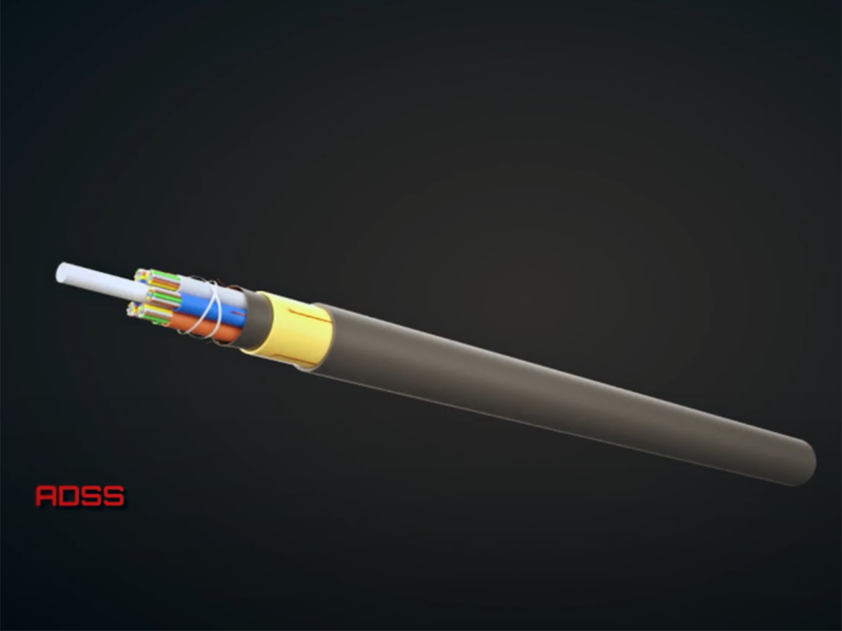 ADSS, a popular fiber cable for Aerial Fiber Optic Cable Installation for Fiber Networks.