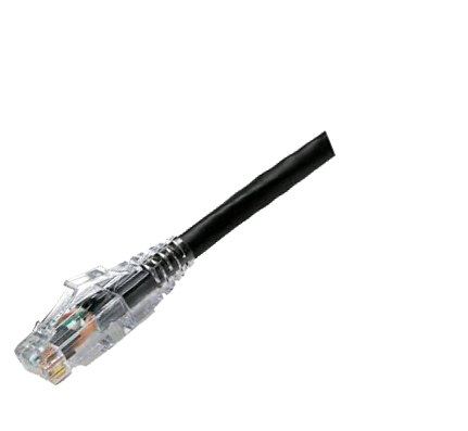 CAT6 Booted CHOICE Ethernet Patch Cable, Black, 10ft