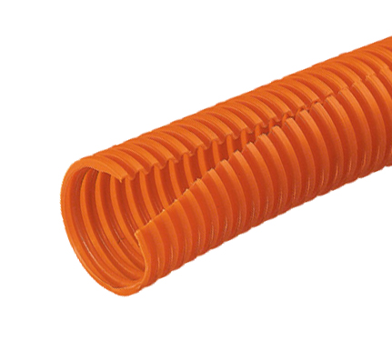 1.25″ Corrugated HDPE, Split, Orange, Empty, 500′ Coils