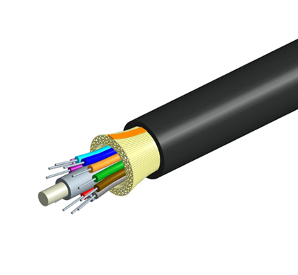 12 ct Plenum Rated Single-Mode Fiber Optic Cable, Zero Water Peak, Dry
