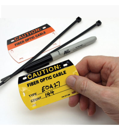 Coverall™ Cable Identification Tag, Orange