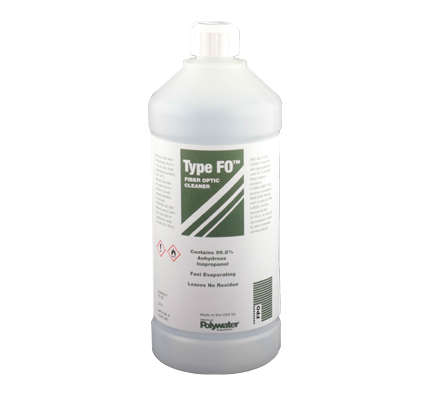Polywater® Type FO™ Alcohol Fiber Optic Cleaner, 32 oz Bottle