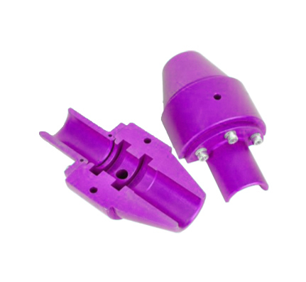 9mm-12mm Cable Collet Guide, Purple