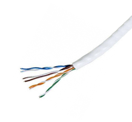 CAT 5E Plenum Rated 24 AWG 4 Pair Unsheilded Solid Bare Copper Cable