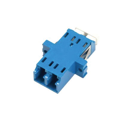 LC Duplex Adapter, Blue (OS2 UPC)