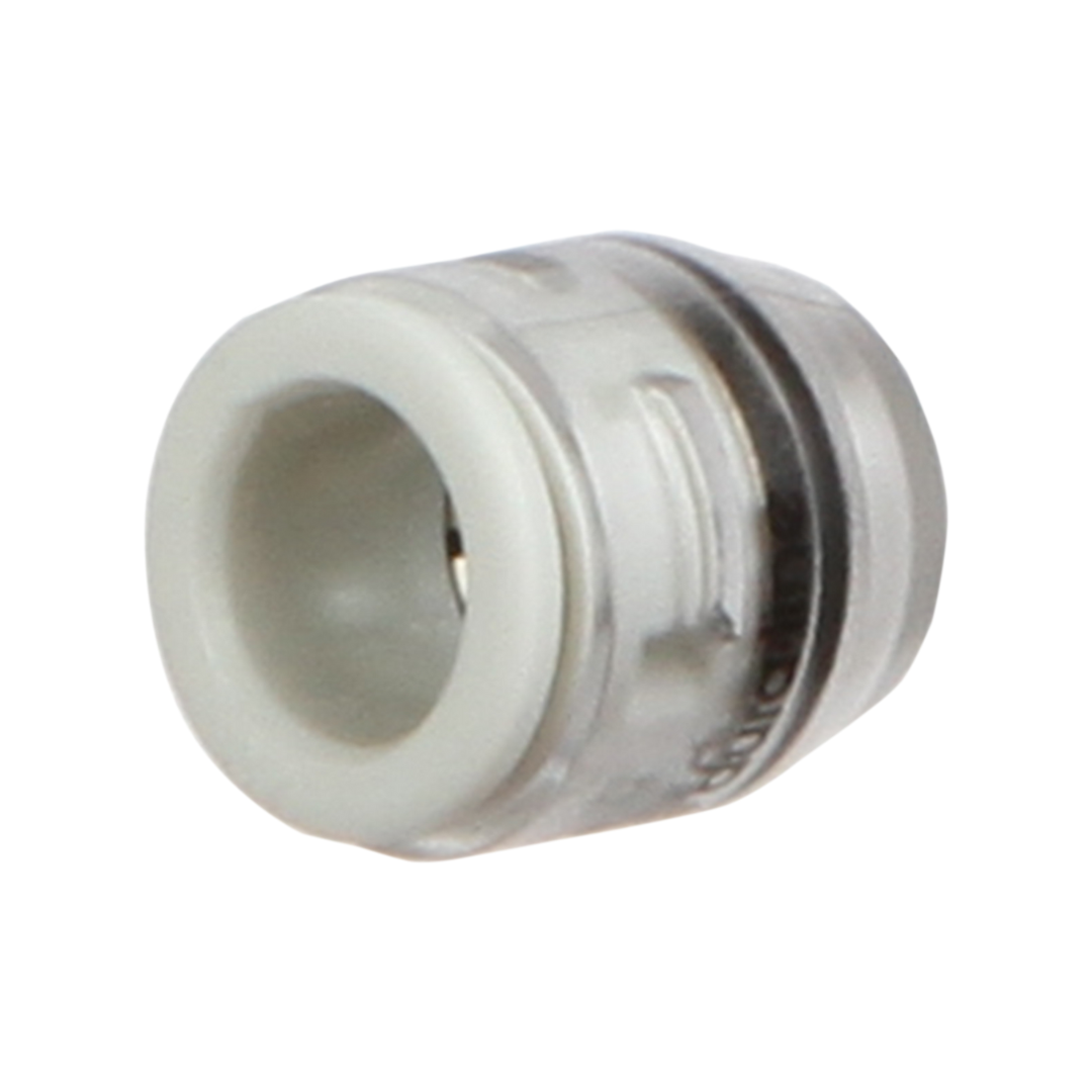 12.7mm MicroDuct End Caps, Clear w/ White