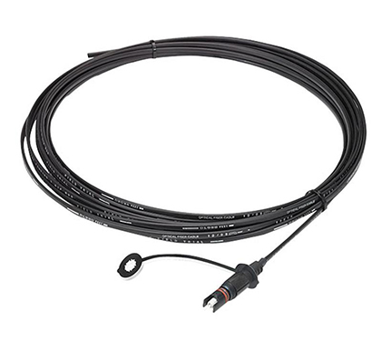 RealFlex® Preconnectorized Drop Cable, Optitap (SC/APC) to Blunt, Flat Tonable, 750′