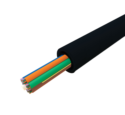 288 ct OSP Heavy Duty MicroCore® Single-Mode Dielectric Micro Fiber Optic Cable, Gel