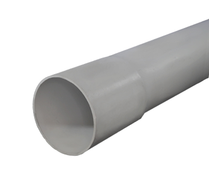 1.25″ PVC Pipe, SCH 40, Bell End, 20′ Length