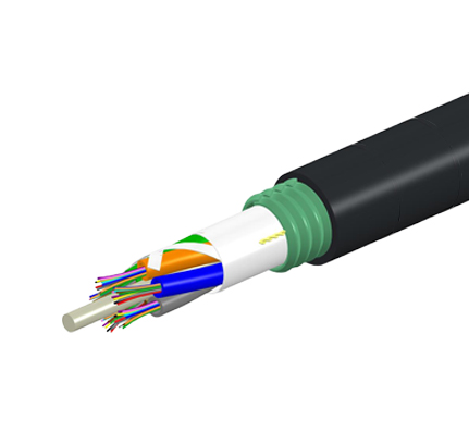 144 ct Single-Mode Armored Fiber Optic Cable, Zero Water Peak