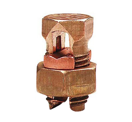 Copper Split Bolt, #6 Sol – #8 Str Range