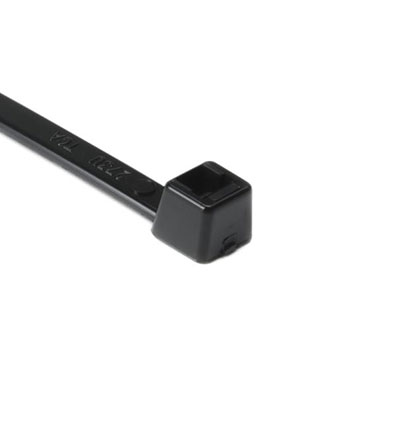 Cable Ties, 8″, 50# Tensile Strength, Black, 100 Per Pack