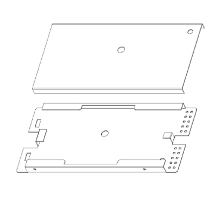 24 Fiber Metal Splice Tray