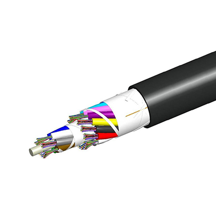 432 ct. Single Jacket Fiber Cable, Singlemode, Dielectric, Loose Tube, Zero Water Peak, Dry/Gel